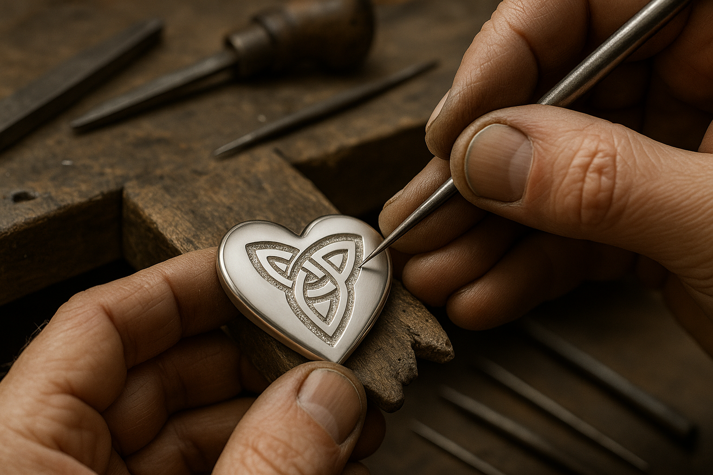 Clean craftsman image ready for text overlay