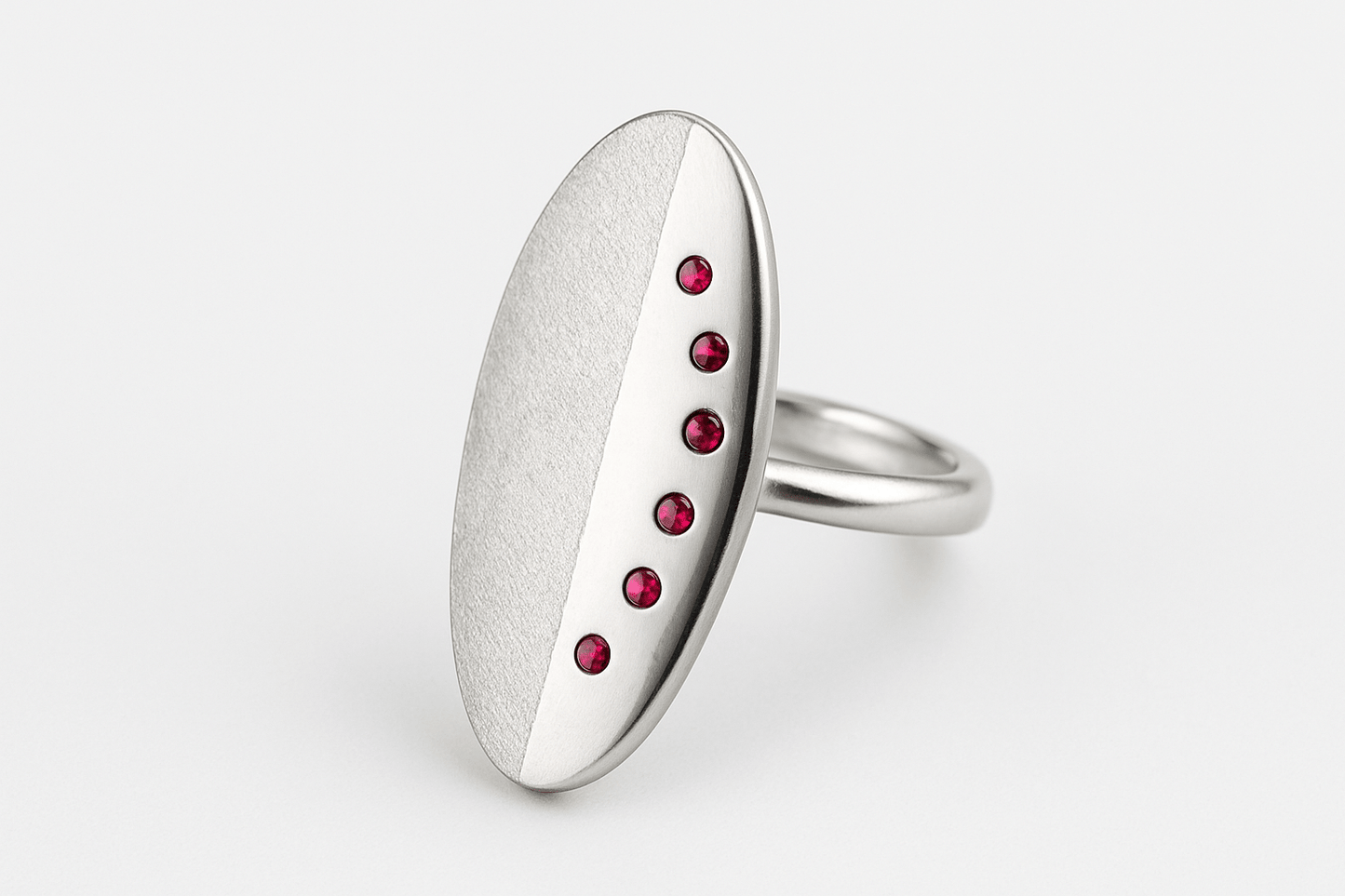 Rs6 ring S101125 - Rosa argento