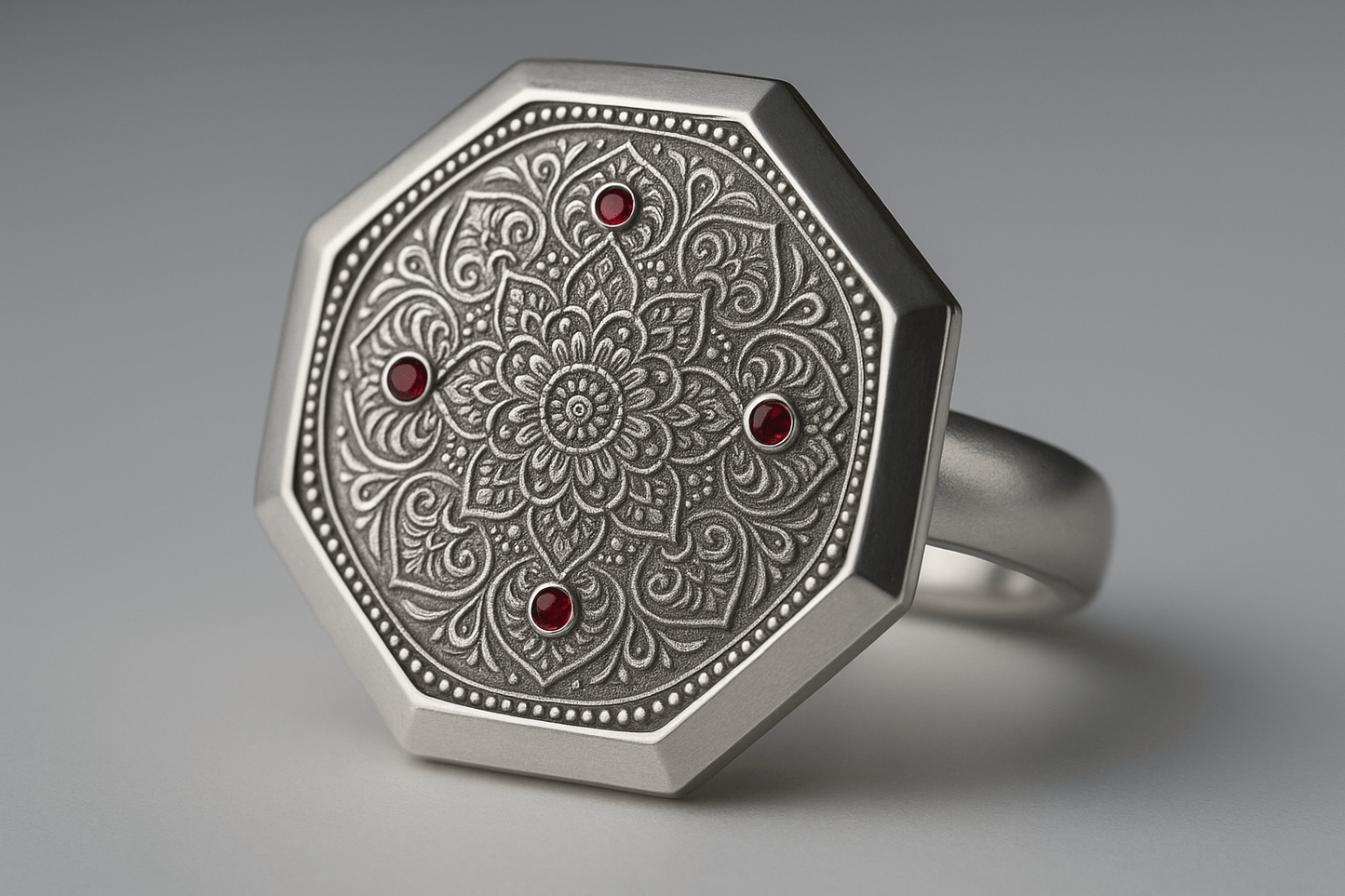 Rs5 ring S100425 - Rosa argento