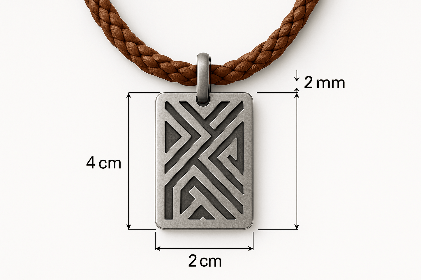 Psr4 pendant S203025 - Rosa argento