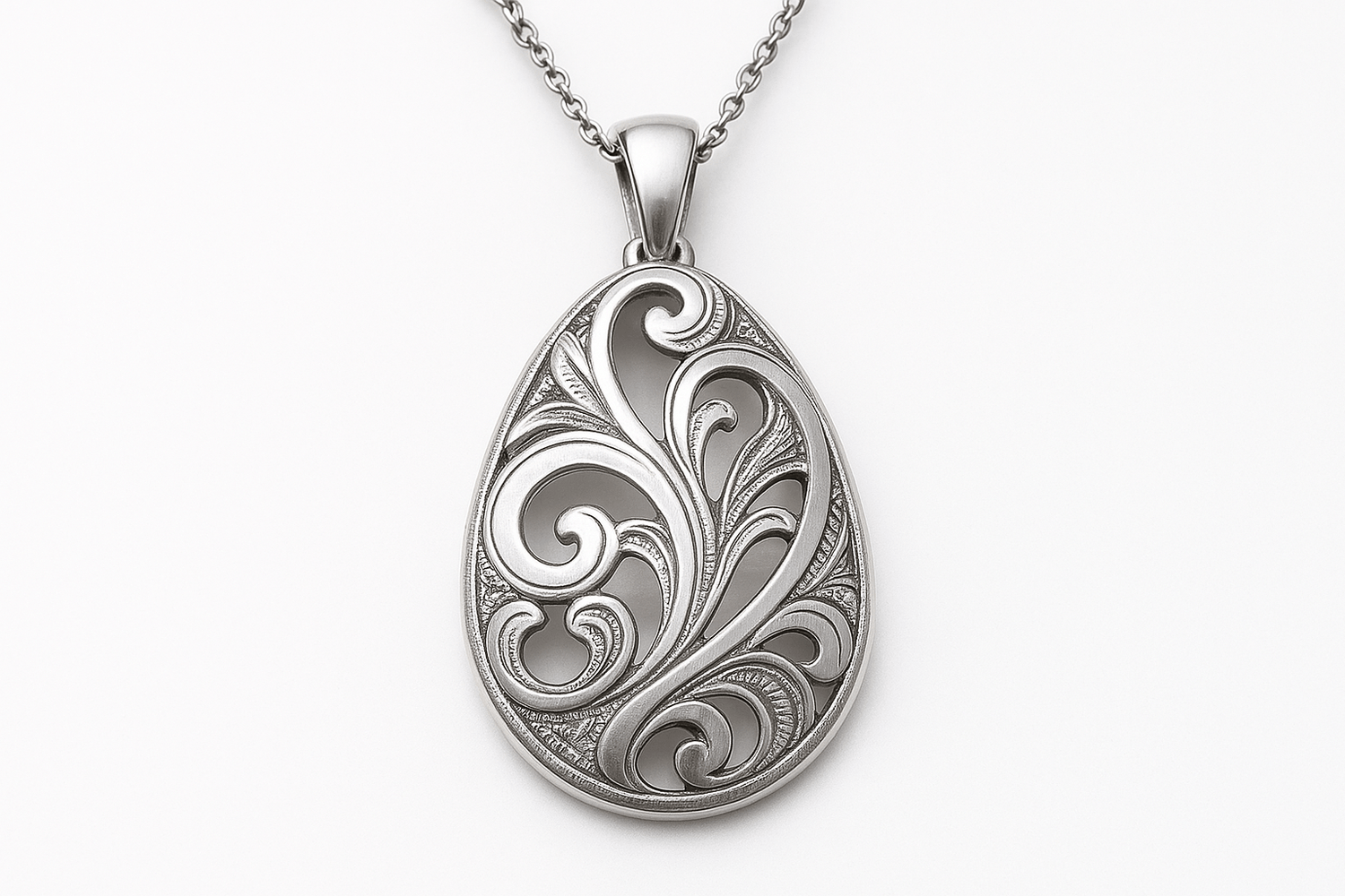 Rosa silver                       pendants & necklaces - Rosa argento