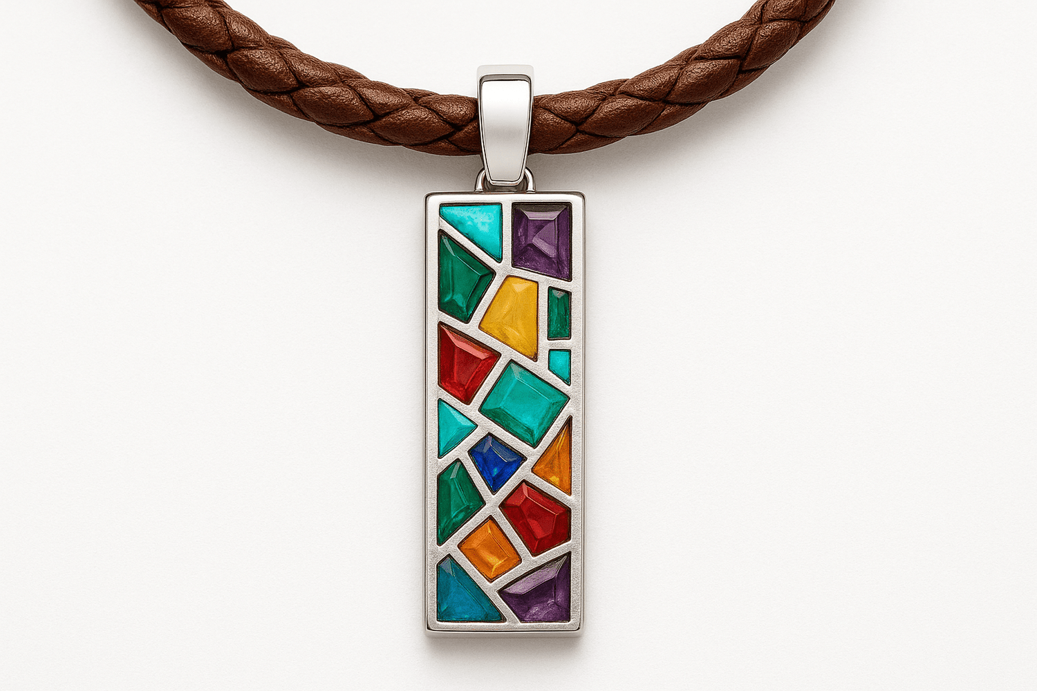 Rosa silver                           mosaic - Rosa argento