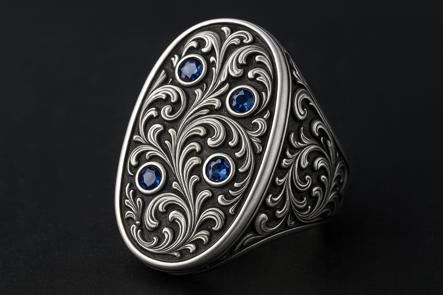 Rosa silver                              rings