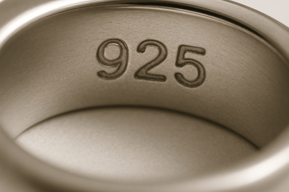 Rp0 Silver Ring - Premium Quality S101625 - Rosa argento