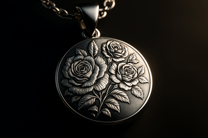 Psn6 necklace S202425 - Rosa argento