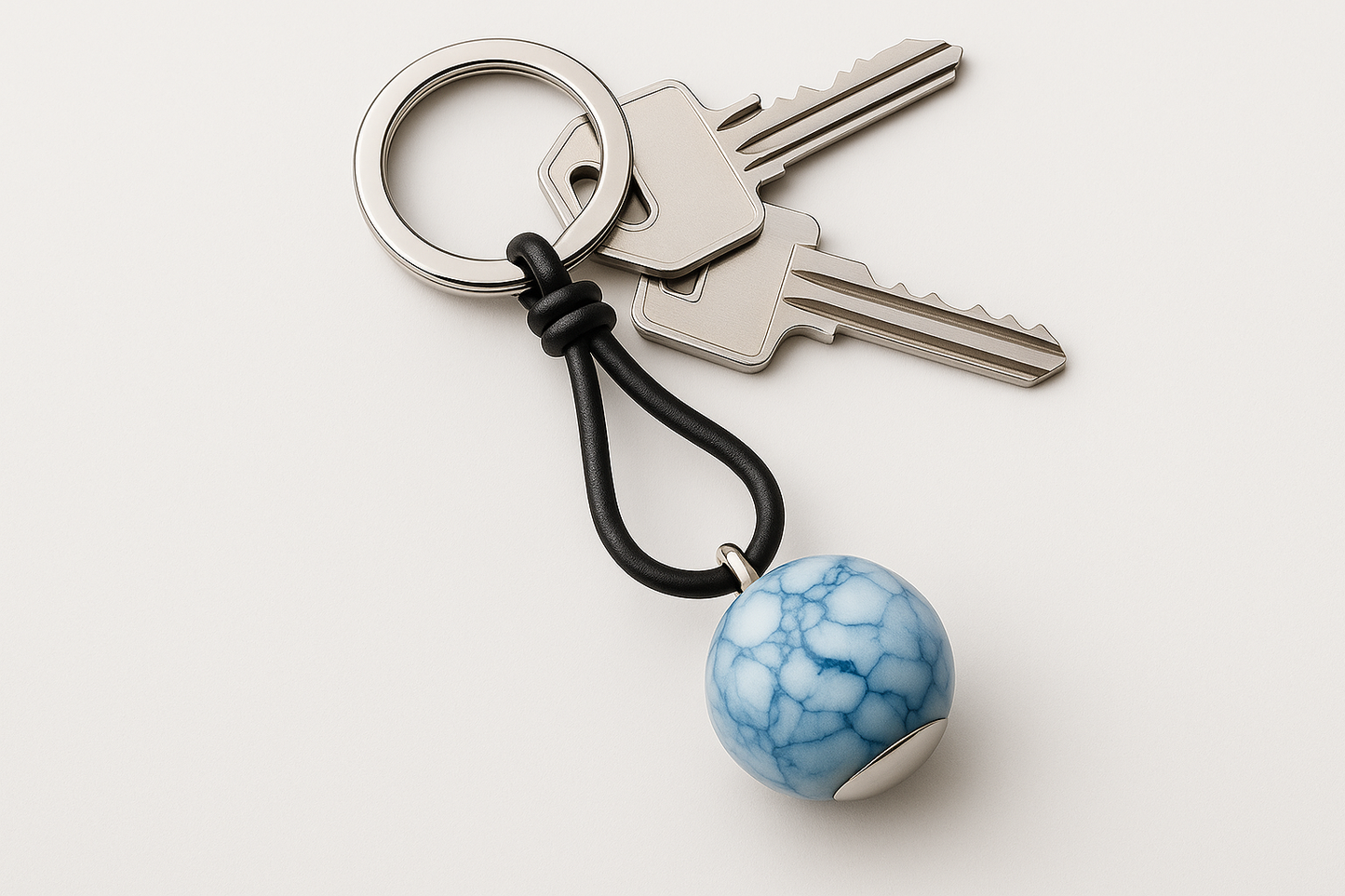 Blue Marble Keychain Main Product Photo