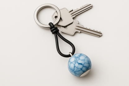Blue Marble Keychain Main Product Photo