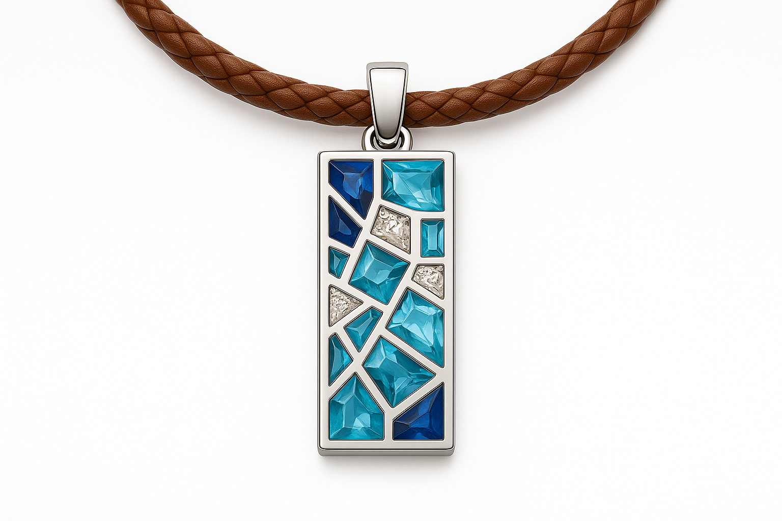 Blue Mosaic Pendant Main Product Photo