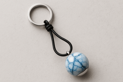 Kmb4 keychain S500425 - Rosa argento