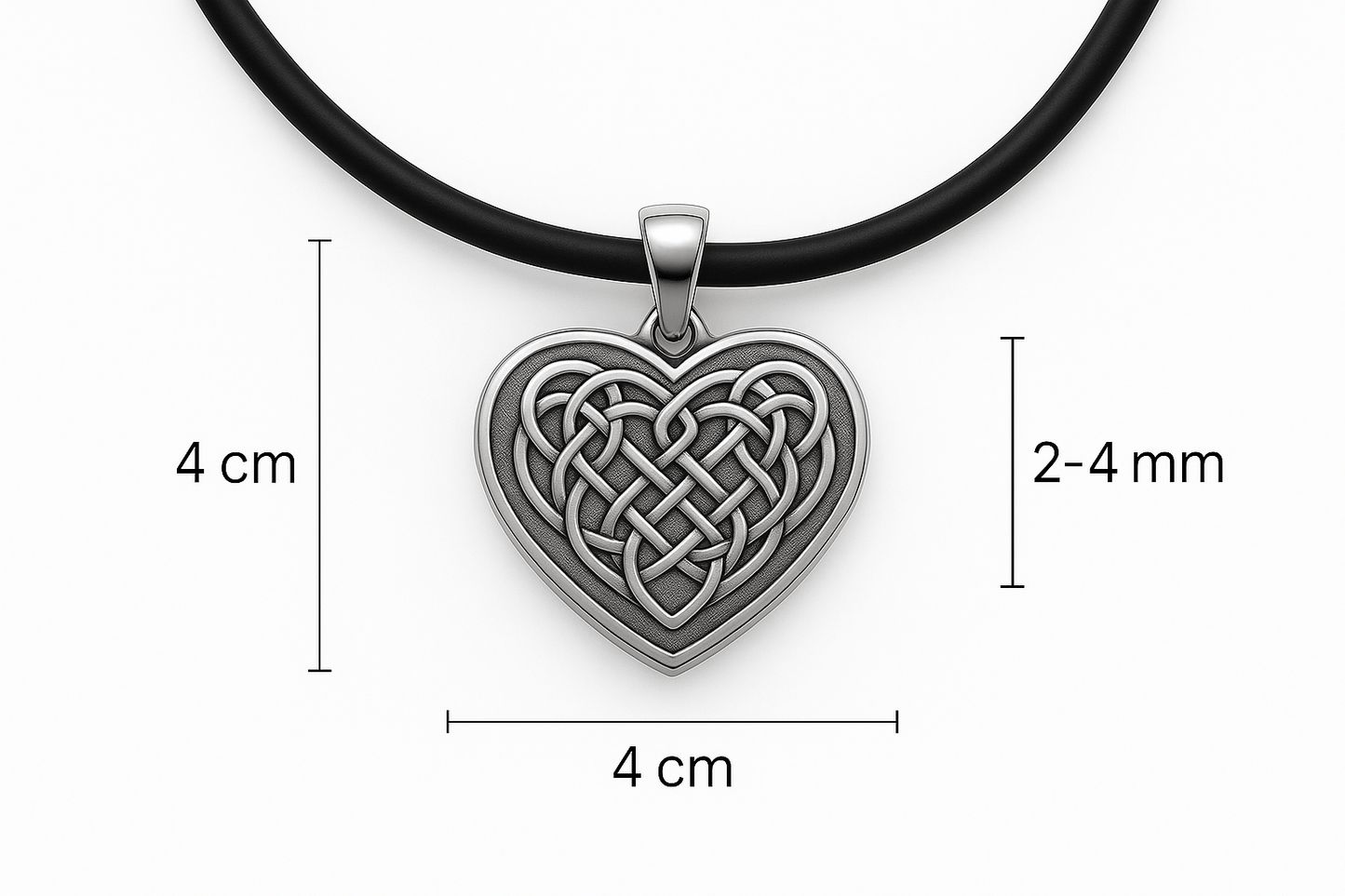 Phs30 pendant S203225 - Rosa argento