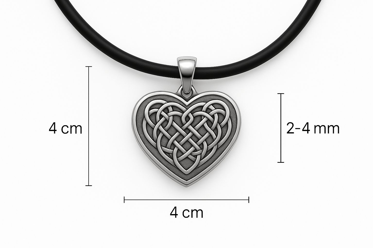 Phs30 pendant S203225 - Rosa argento