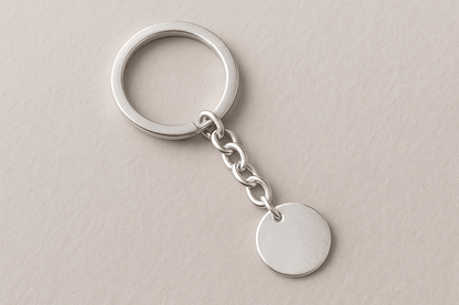 Ksr keychain S500825 - Rosa argento