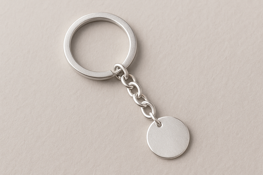 Circle pendant keychain