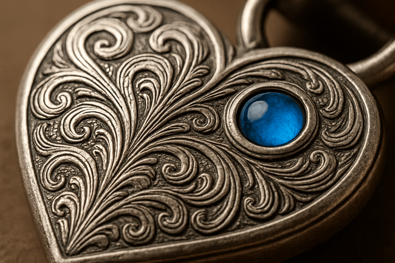 Ks14 Silver Heart Keychain - Premium Quality S501425 - Rosa argento