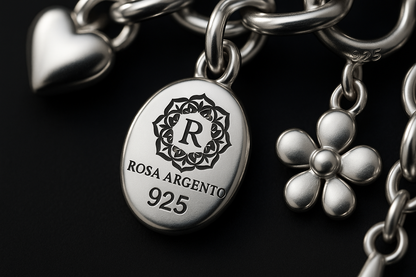 Close-up with logo and 925 marking