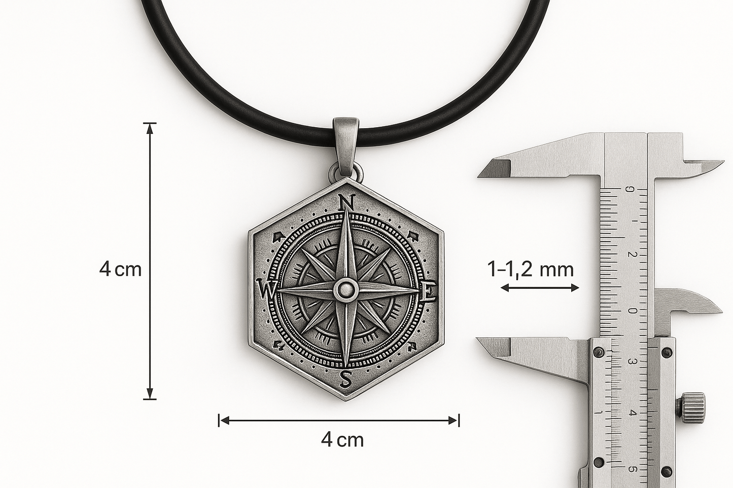 Psn10 pendant S202825 - Rosa argento