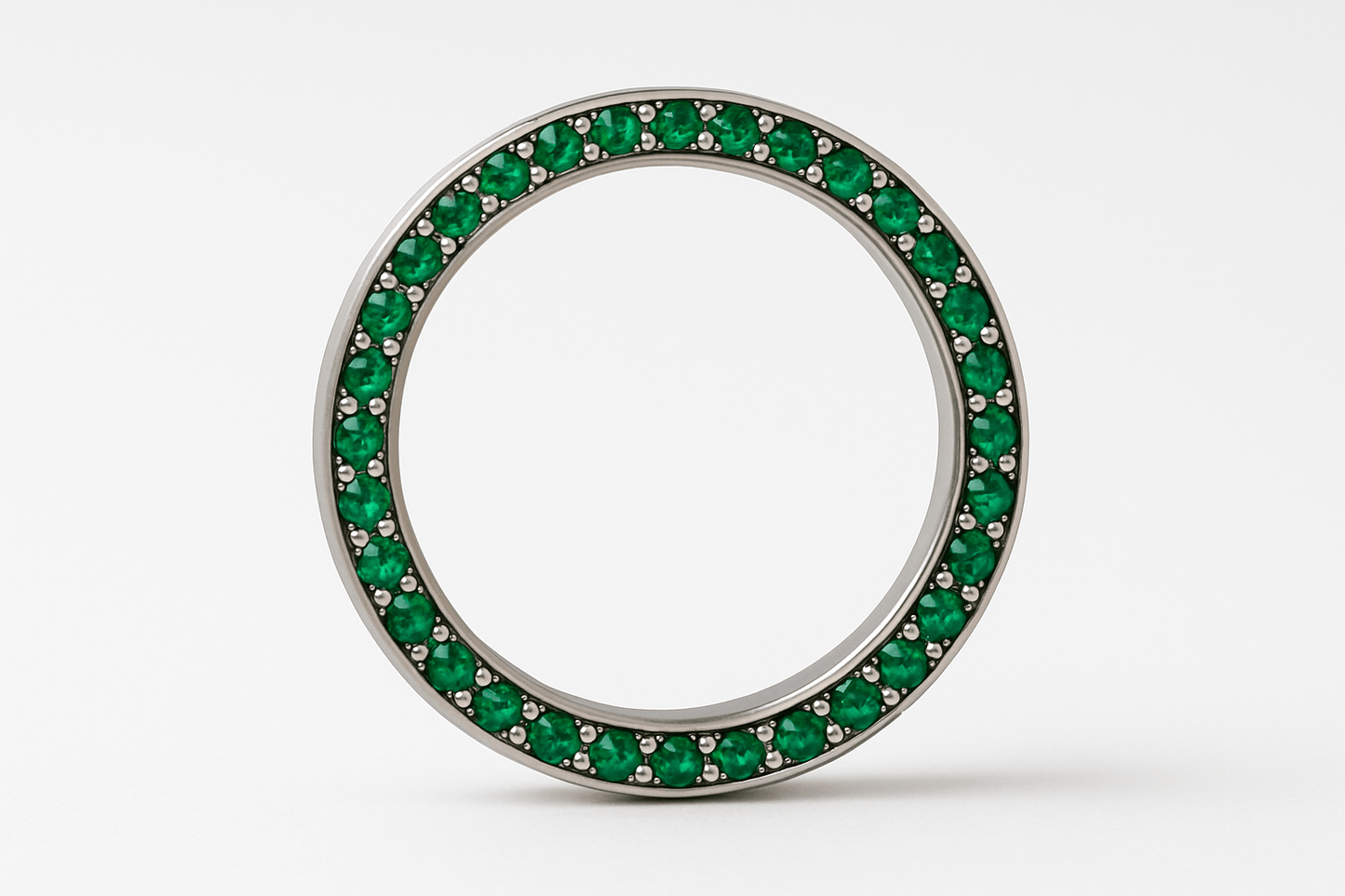 Rg9 Silver Ring - Premium Quality S101525 - Rosa argento