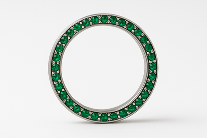 Rg9 Silver Ring - Premium Quality S101525 - Rosa argento