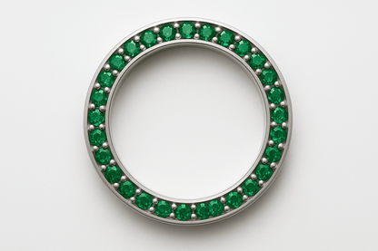 Rg9 Silver Ring - Premium Quality S101525 - Rosa argento