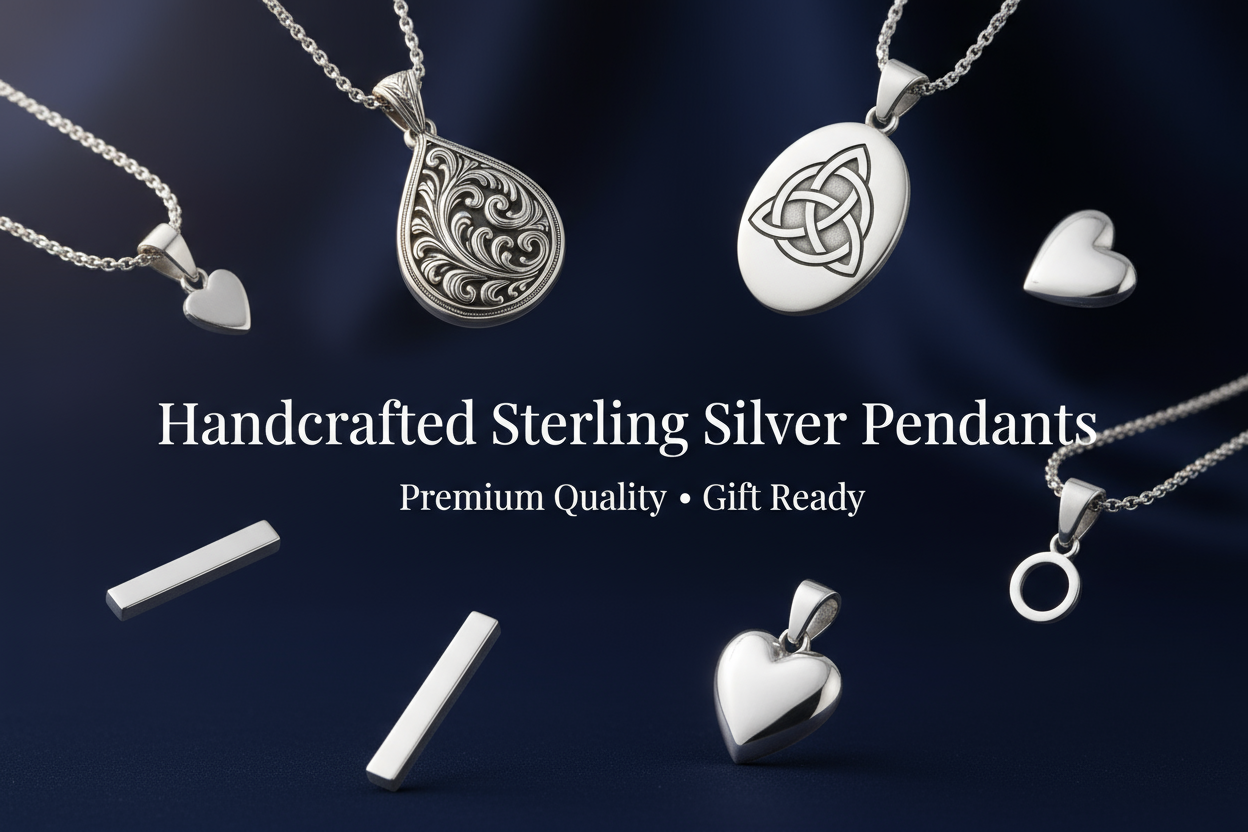 Handcrafted Sterling Silver Pendants Banner