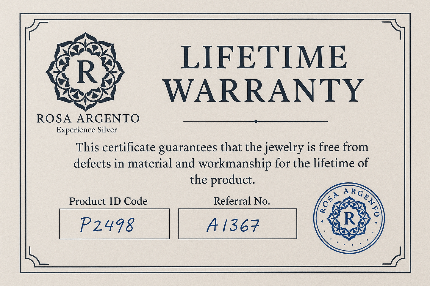 Psr4 pendant S203025 - Rosa argento