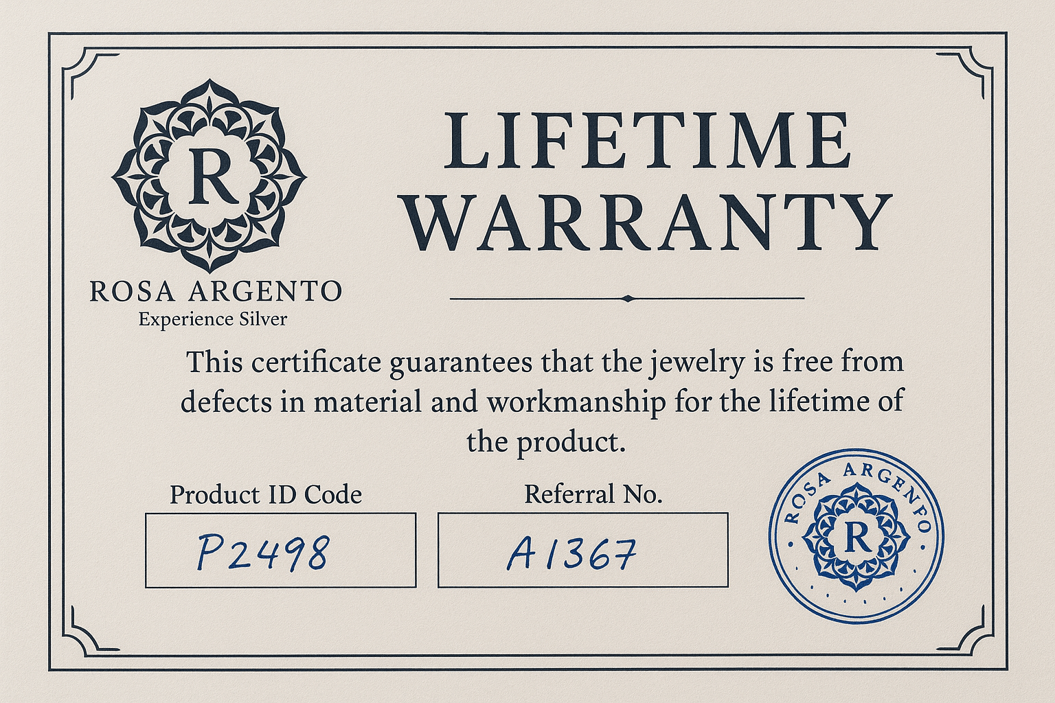 Psr4 pendant S203025 - Rosa argento