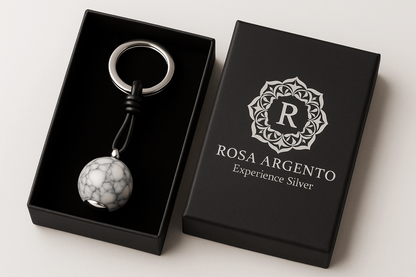 kmr1 keychain S500125 - Rosa argento