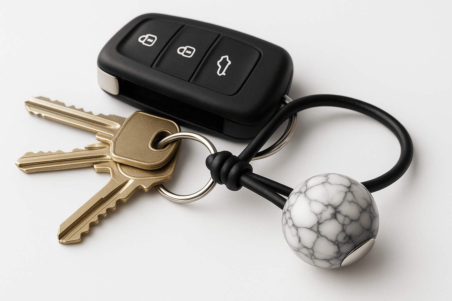 kmr1 keychain S500125 - Rosa argento