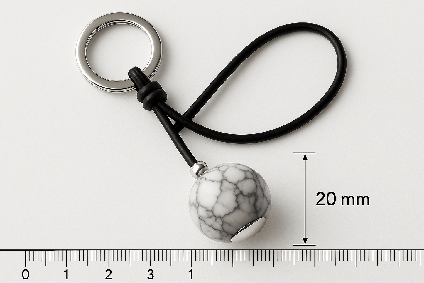 kmr1 keychain S500125 - Rosa argento