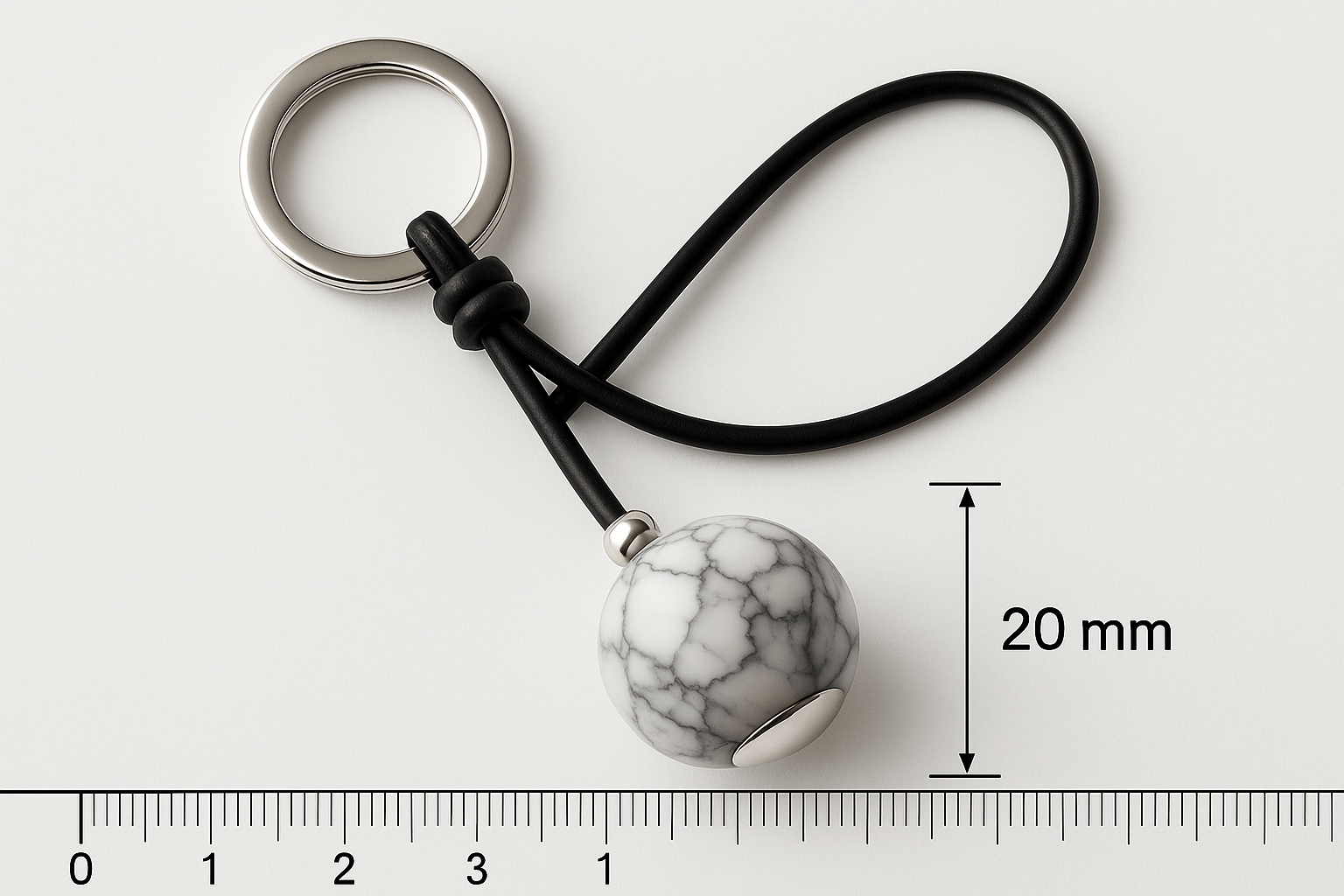 kmr1 keychain S500125 - Rosa argento