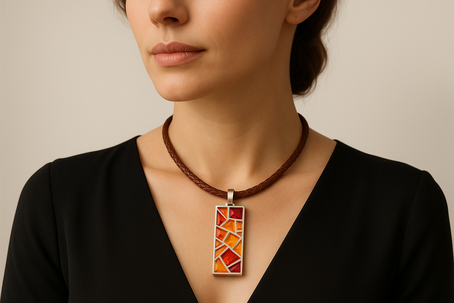 Mosaic Pendant Lifestyle Photo