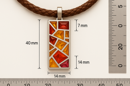 Mosaic Pendant Measurement Guide