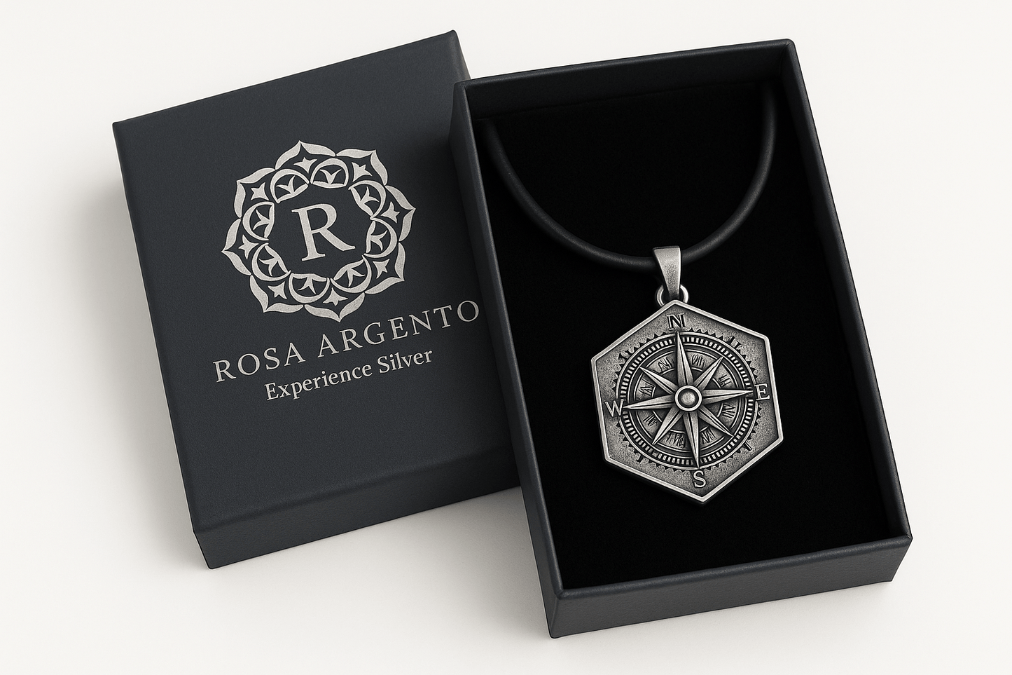 Psn10 pendant S202825 - Rosa argento