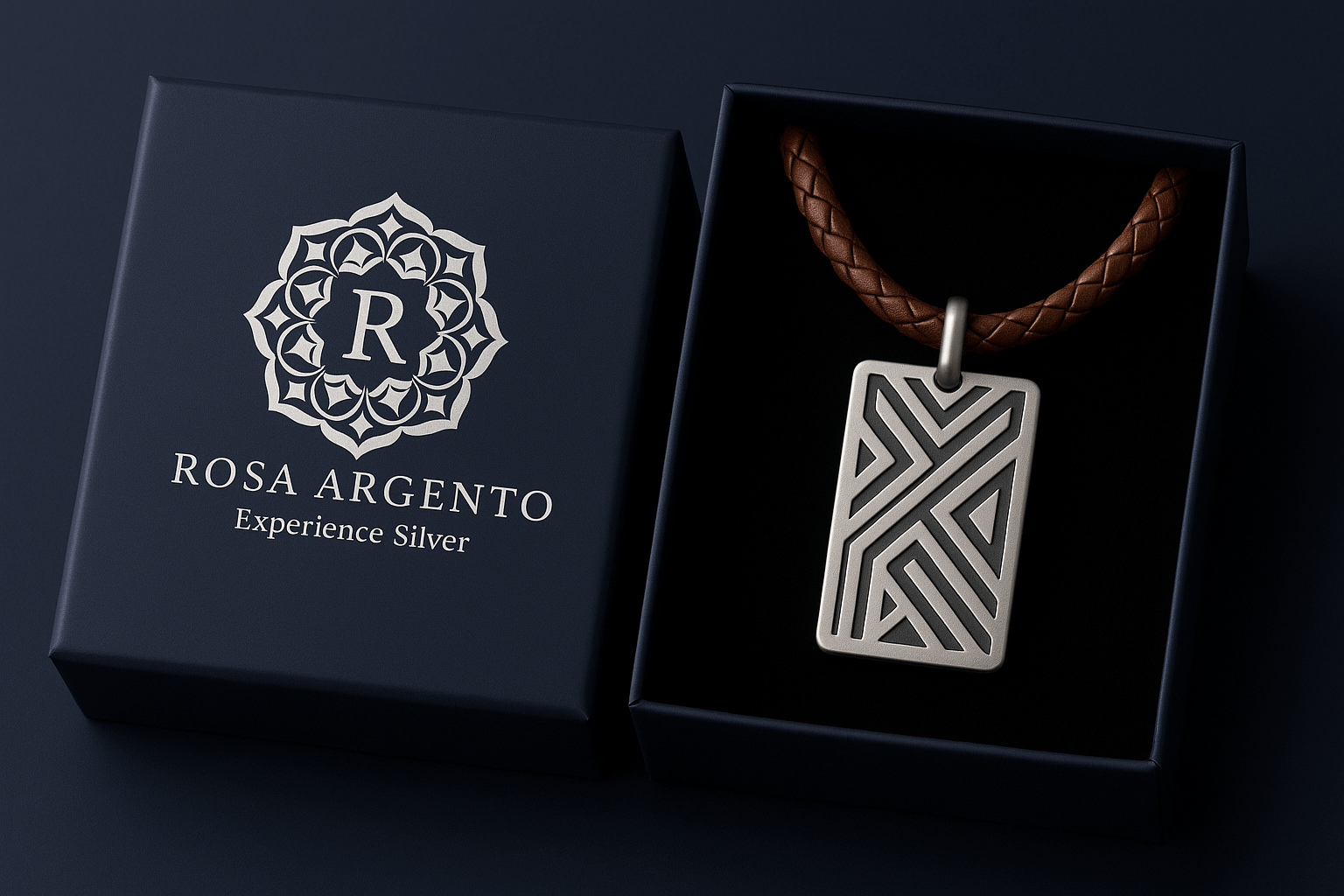 Psr4 pendant S203025 - Rosa argento