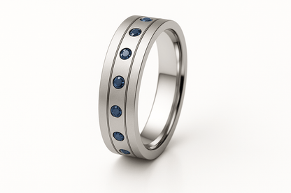 Sterling Silver Ring - Handcrafted Jewelry S101825 - Rosa argento