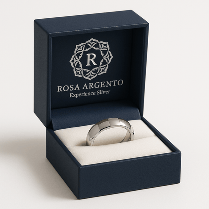 Rp0 Silver Ring - Premium Quality S101625 - Rosa argento