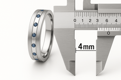 Sterling Silver Ring - Handcrafted Jewelry S101825 - Rosa argento