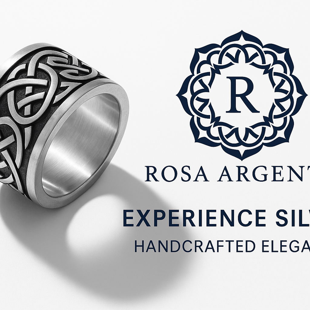 Rosa Argento Celtic Ring Banner