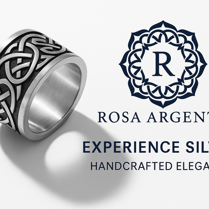 Rosa Argento Celtic Ring Banner