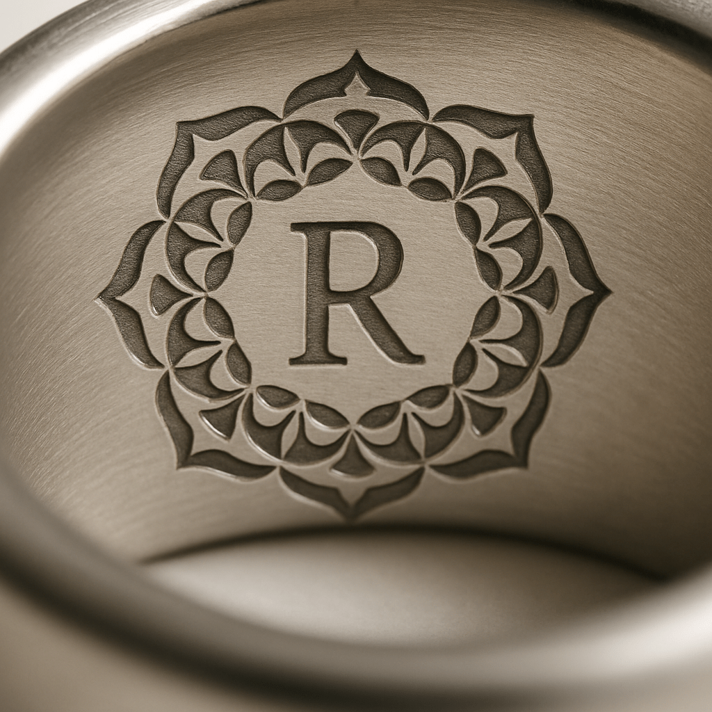 Rp0 Silver Ring - Premium Quality S101625 - Rosa argento