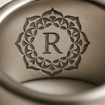 Rp0 Silver Ring - Premium Quality S101625 - Rosa argento