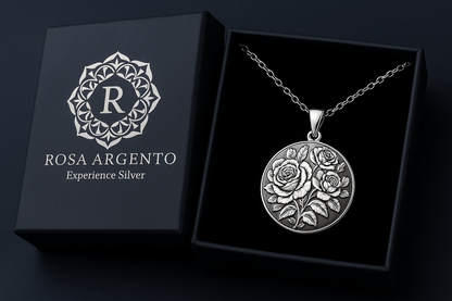 Psn6 necklace S202425 - Rosa argento
