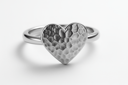 Rsh Silver Ring - Premium Quality S101425 - Rosa argento