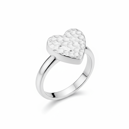 Rsh Silver Ring - Premium Quality S101425 - Rosa argento