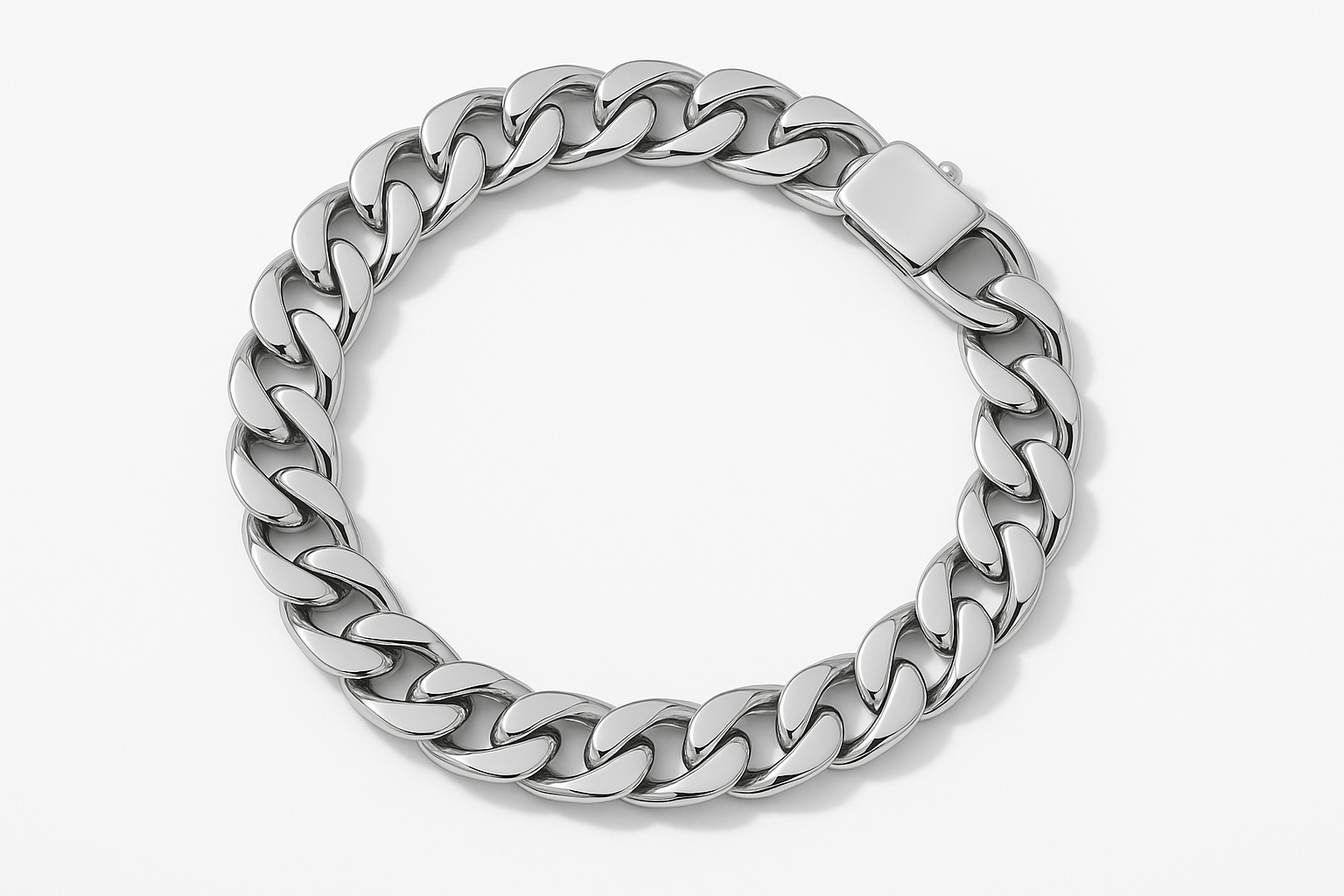 Sterling Silver Bracelet - Handcrafted Jewelry S301925 - Rosa argento