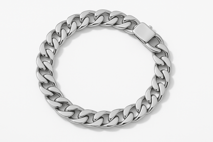 Sterling Silver Bracelet - Handcrafted Jewelry S301925 - Rosa argento