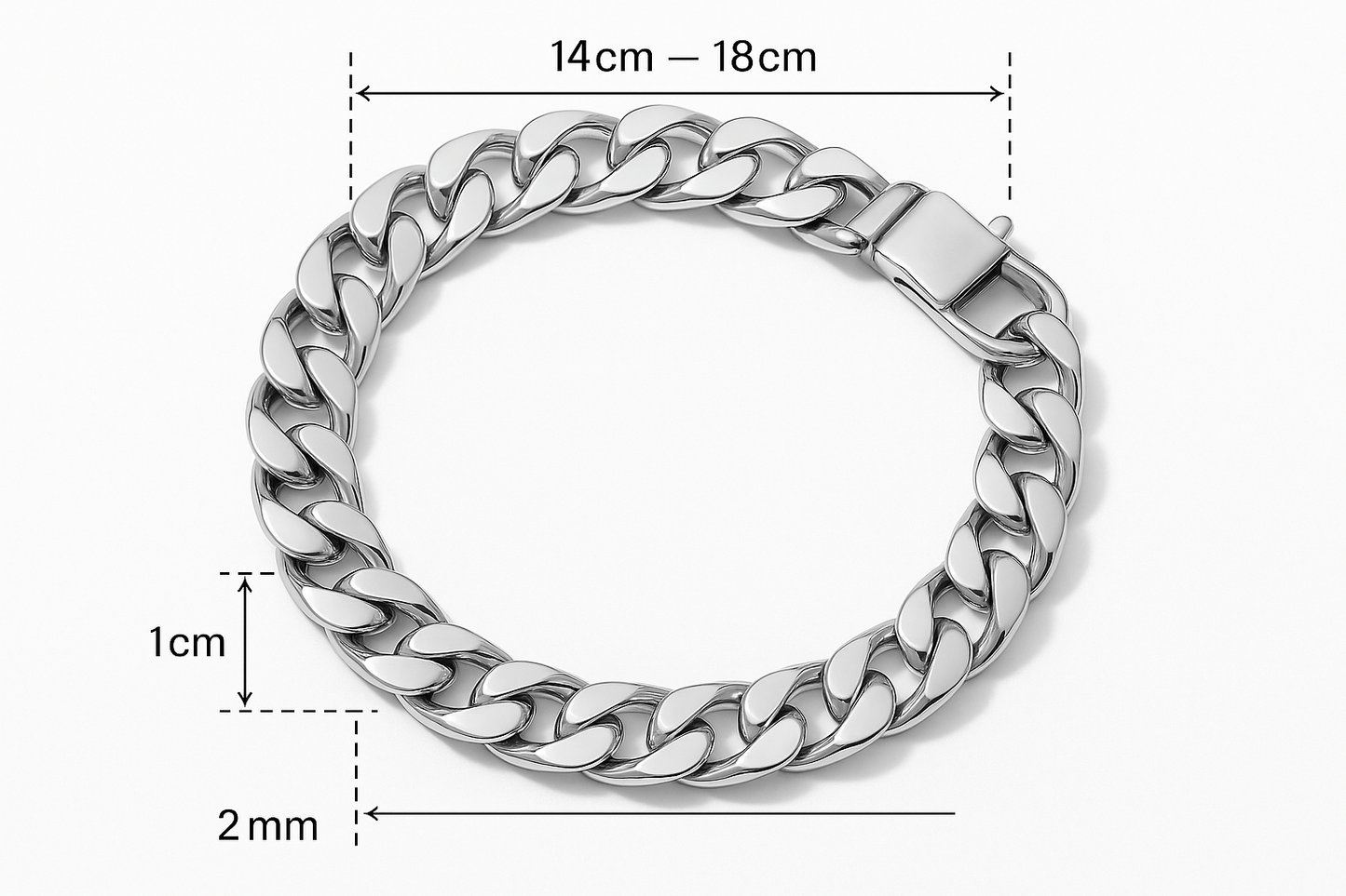 Sterling Silver Bracelet - Handcrafted Jewelry S301925 - Rosa argento