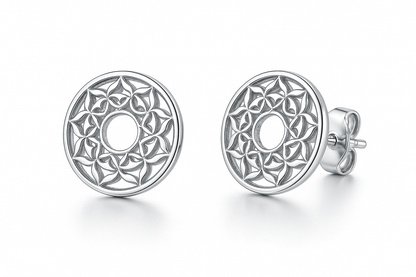 Ses1 earings S400325 - Rosa argento