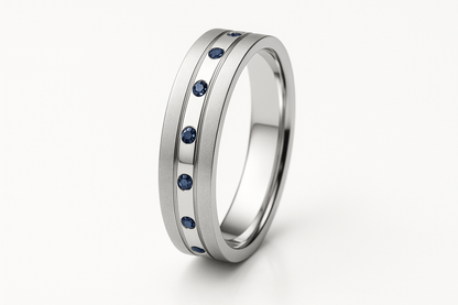 Sterling Silver Ring - Handcrafted Jewelry S101825 - Rosa argento