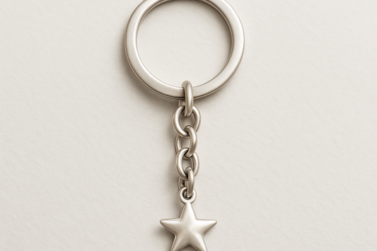 Star pendant keychain